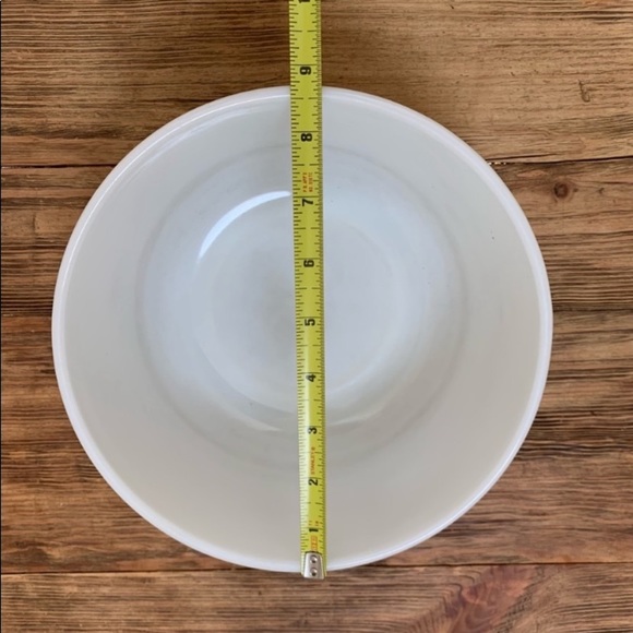 SOLD Rare Vintage Pyrex- Hamilton Beach Large Ribbed Milk Glass Mixing Bowl - Picture 8 of 10